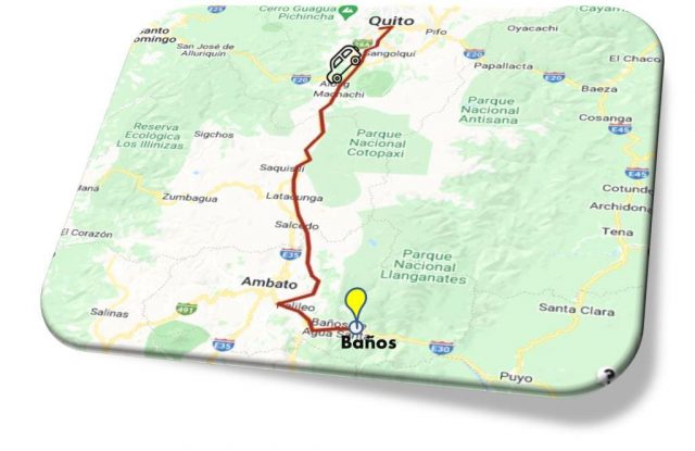 quito Airport to Banos, quito to banos, ecuatouring
